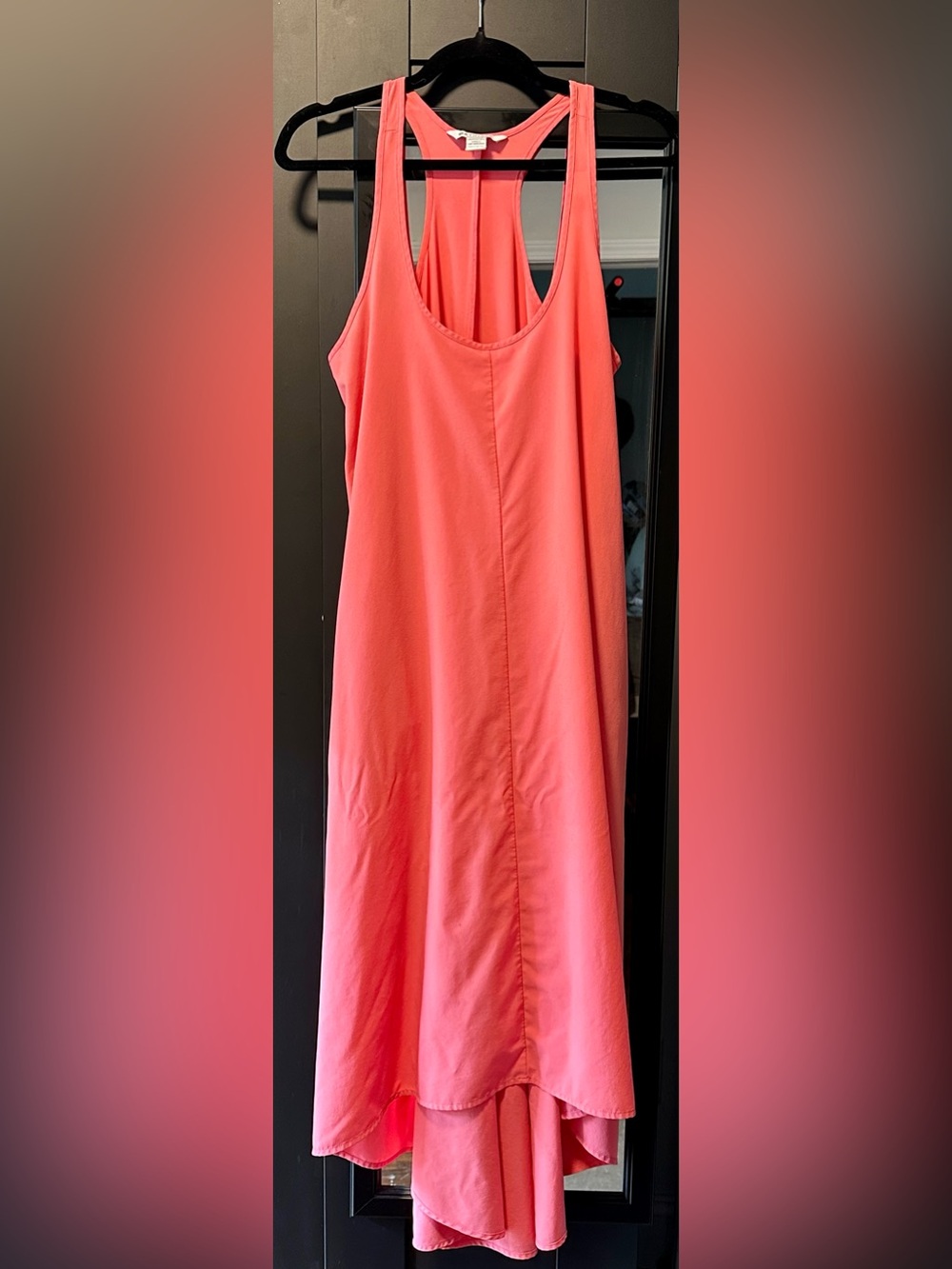 Athleta Presidio Traveler Maxi Dress-Coral Petal